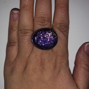 Swarovski Crystal Purple Ring